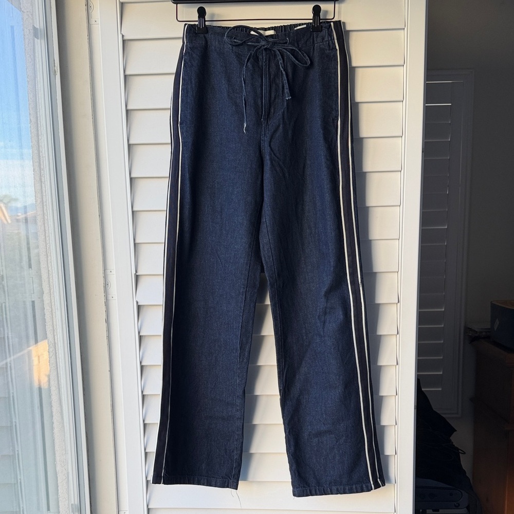 DENIM PANTS WITH SIDE BANDS
DARK INDIGO 0/6929/011/443/36